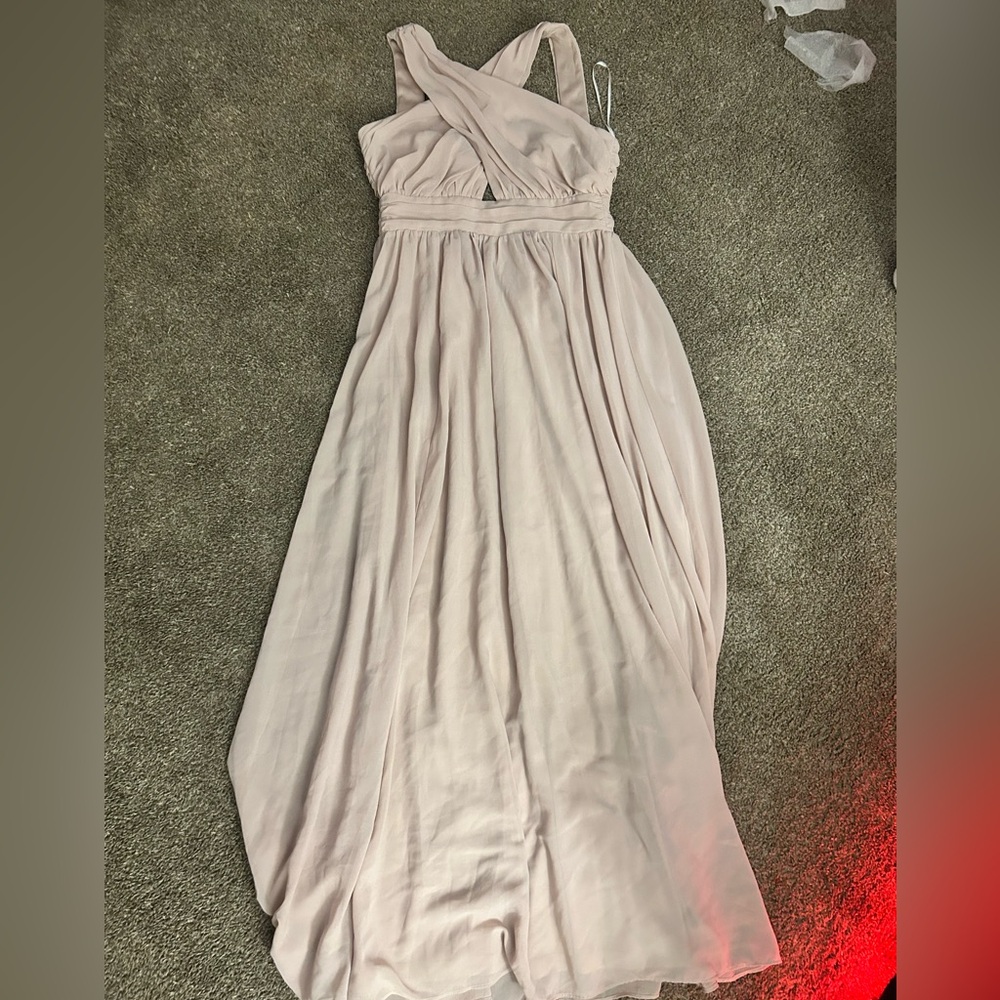 Lulu's Blush Evening Dress